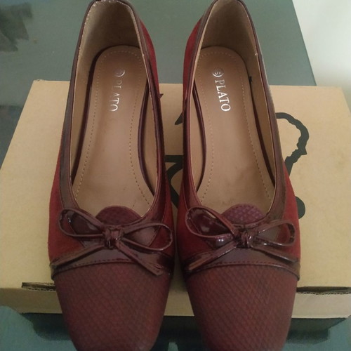 Low heels size 40 red new Plato