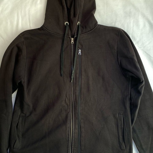 Hooded cardigan used, size L, black