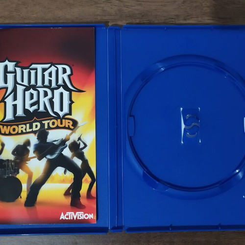 Guitar Hero World Tour PS2 case like new with manual without CD