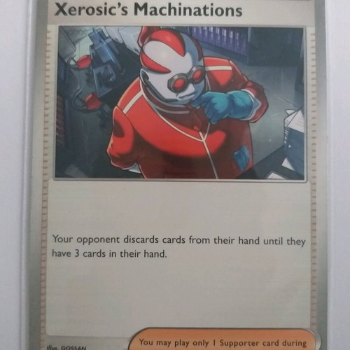 Pokemon Trainer Supporter Card Xerosic's Machinations Uncommon, like new