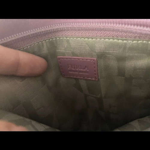 Furla Lilac Heart Crossbody Bag new, genuine leather