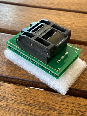 QFP48 to DIP48 IC test socket new 0.5mm pitch