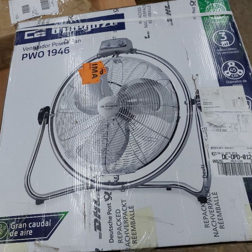 Orbegozo PWO 1946 home fan like new, stainless steel