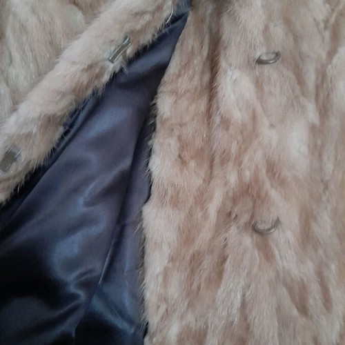 Caramel gold mink fur jacket like new