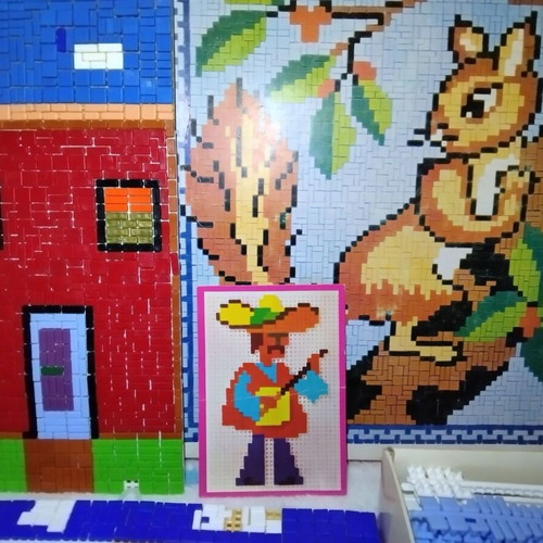Sik N 131 Mosaic Vintage Toy like new, 40x33.5cm