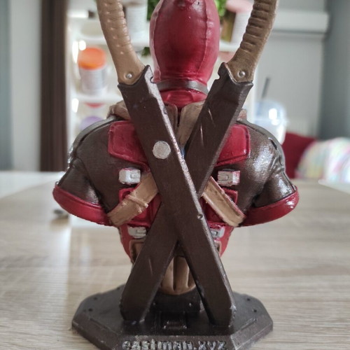 Φιγούρα Deadpool καινούργια, χειροποίητη με 3D printer και ζωγραφισμένη