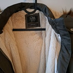 Long olive Clockhouse jacket used, size small
