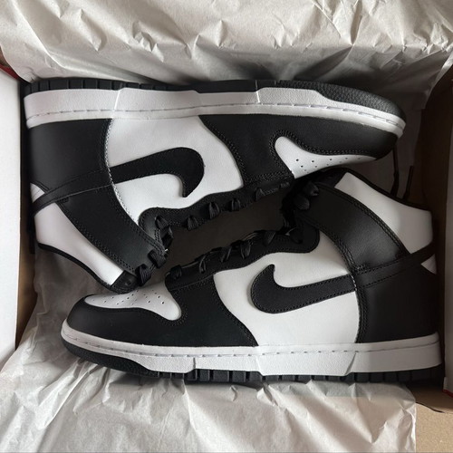 Nike Dunk High Retro new sports shoes, black and white