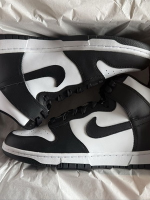 Nike Dunk High Retro new sports shoes, black and white