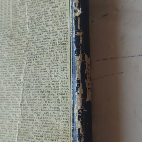 Rare French book 1918 used, almanac for World War I