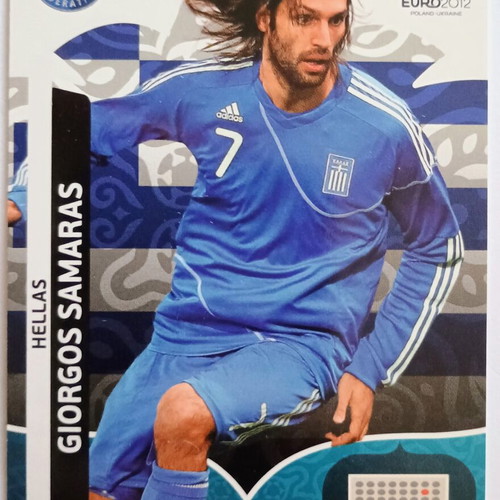 Georgios Samaras Euro 2012 collectible card