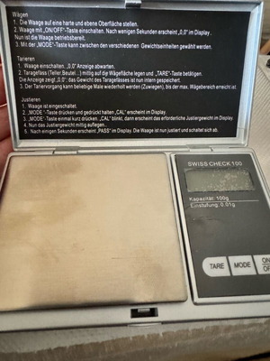 Swiss Check Scale digital precision scale like new