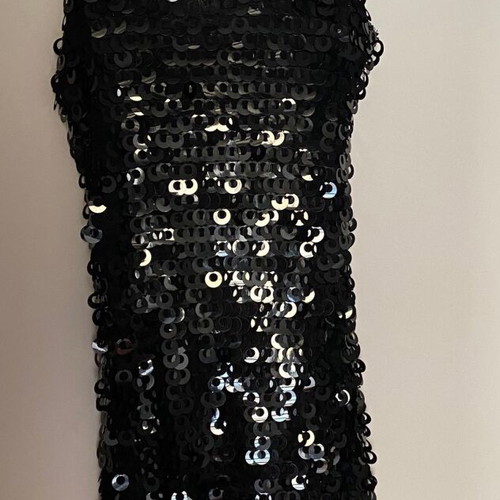 Black evening dress with sequins new