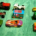  Παιχνίδια Αυτοκίνητακια MATTEL.              9 τεμάχια μεταλλικά.