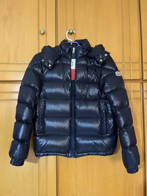 Moncler blue jacket, size 14 kids, dark blue