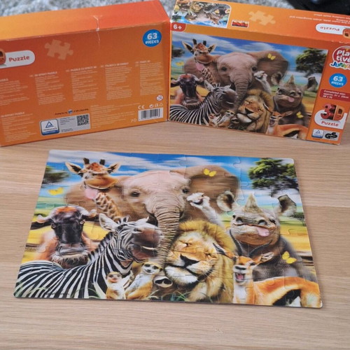 3D puzzle children’s, 63 pieces, like new, complete