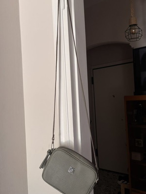 KEM small crossbody bag, gray turquoise