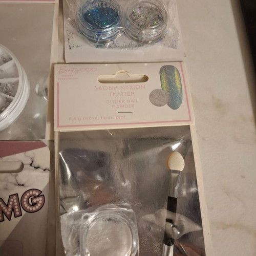 Manicure and pedicure items new in sealed packages