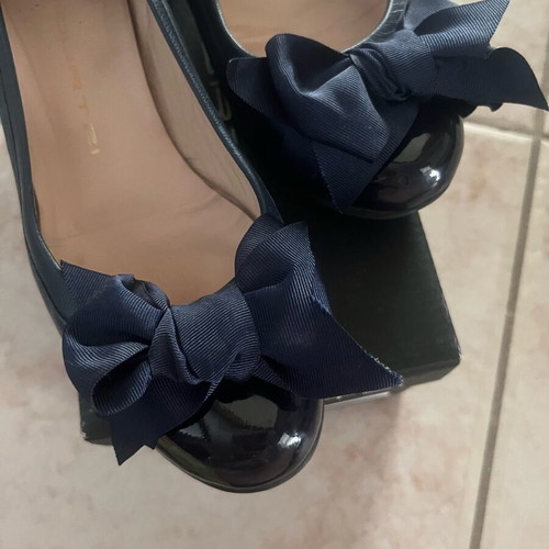 Mourtzi ballerinas blue used, leather size 36