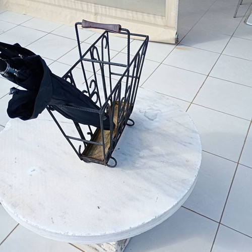 Umbrella stand used, made of solid iron