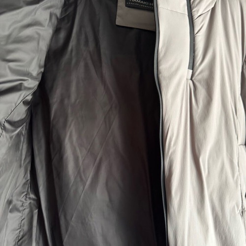 Hamaki-Ho gray/beige jacket new, size 46 (Small)