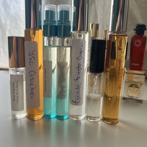 Mini perfumes and samples Hermes, Cartier, Dior and others