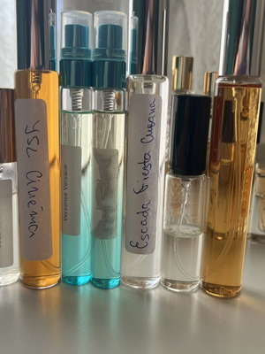 Mini perfumes and samples Hermes, Cartier, Dior and others