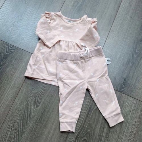 Zero2Three 2-Piece Baby Set, size 56, pink