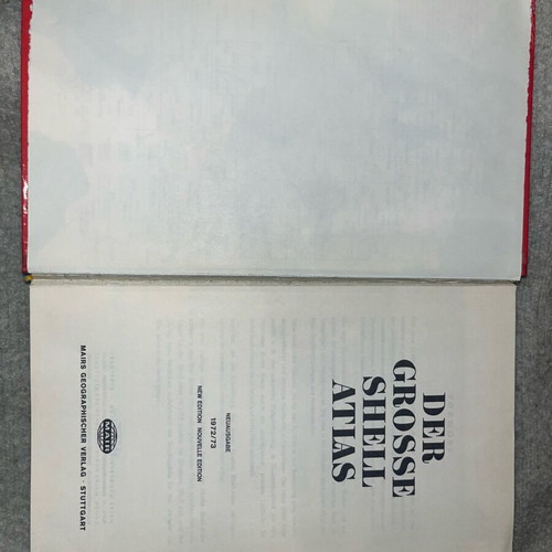 Shell Atlas 1972/73 used, collectible, German edition
