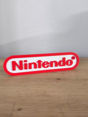 Nintendo decorative small new 3D printed PLA
