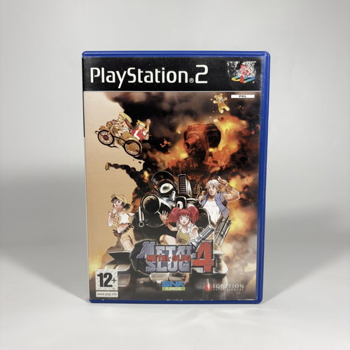 Metal Slug 4 PlayStation 2 game used, complete with manual