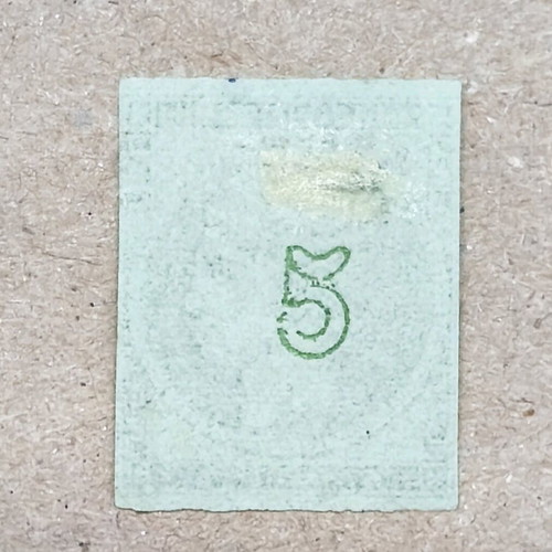 5 lepta Hermes used stamp 1871-76