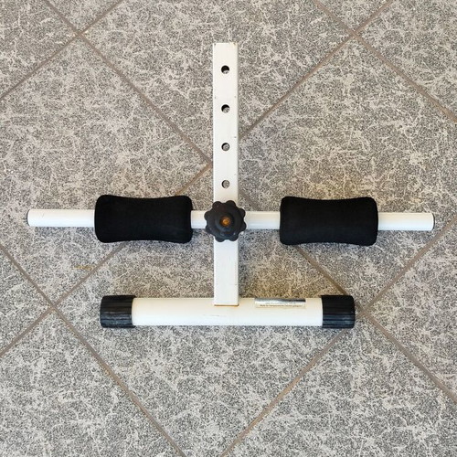 Abdominal bench used, adjustable for home gym
