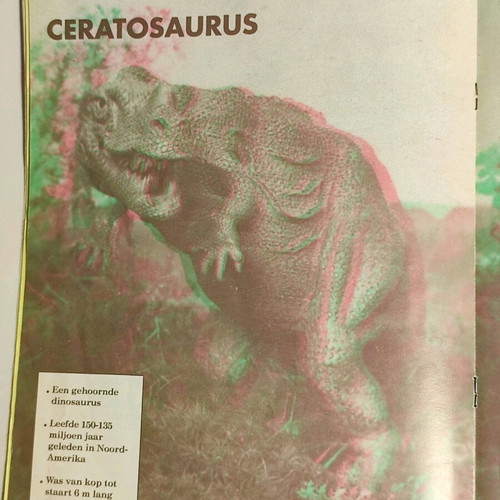 Dinosaurus No.1 DeAgostini 1993 used vintage without cover