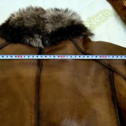Winter lambskin fur coat size L Forebelle like new with gift cap
