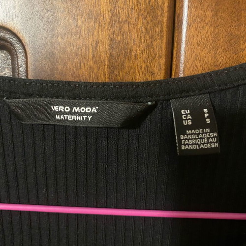 Black elastic dress Vero Moda like new, thin fabric, size S
