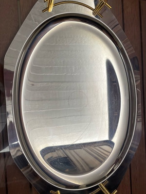 Serving tray stainless steel Vianox stainless steel 18-10