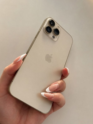 iPhone 13 Pro Max 128GB Gold like new with new battery and accessories