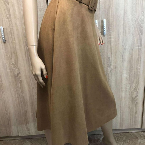 Zara Basic skirt new, size M, brown with belt