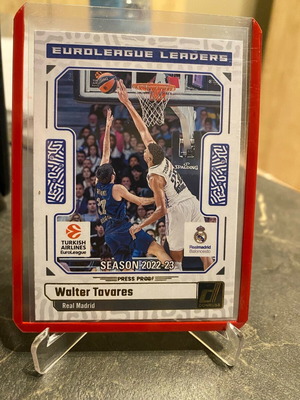 Panini Donruss Euroleague Walter Tavares press proof като нов