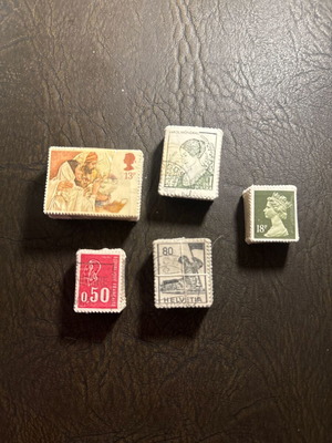 Set of 5 collectible stamp candies new