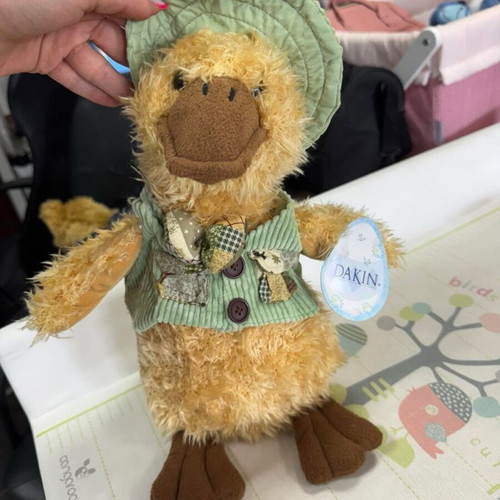 Plush Dakin duck toy 16” used with tag