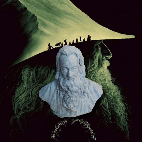 Gandalf figure 3d printed new, 9 cm height