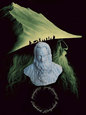 Φιγούρα Gandalf 3d printed καινούργια, 9 εκ ύψος