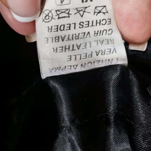 Leather trench coat used Valentino black XL