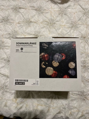 Διακοσμητικά φωτάκια-φαναράκια ΙΚΕΑ καινούργια, κατάλληλα για εξωτερικό χώρο