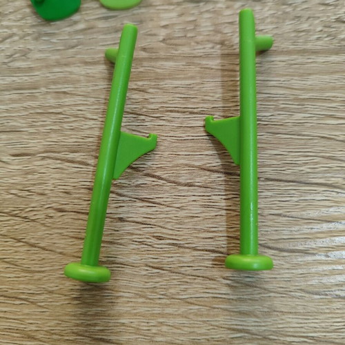 Playmobil accessories hats and crutches for figures used