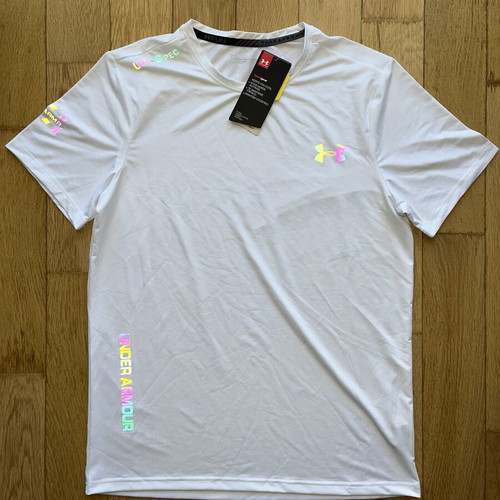 under armour compression t-shirt white