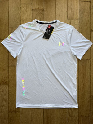 under armour compression t-shirt white