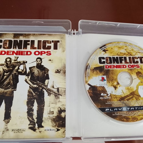 Conflict Denied Ops PS3 game with manual